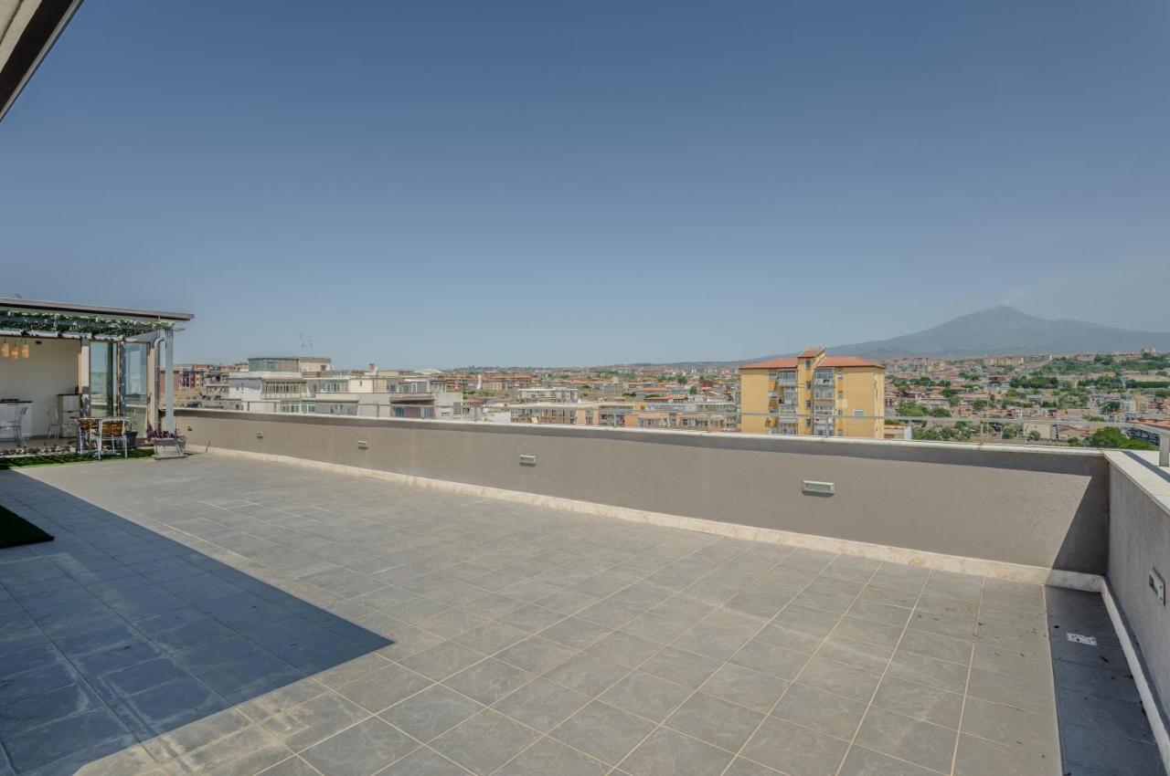 Etna View Superior Flat With Terrace And Jacuzzi Lägenhet CTA Exteriör bild